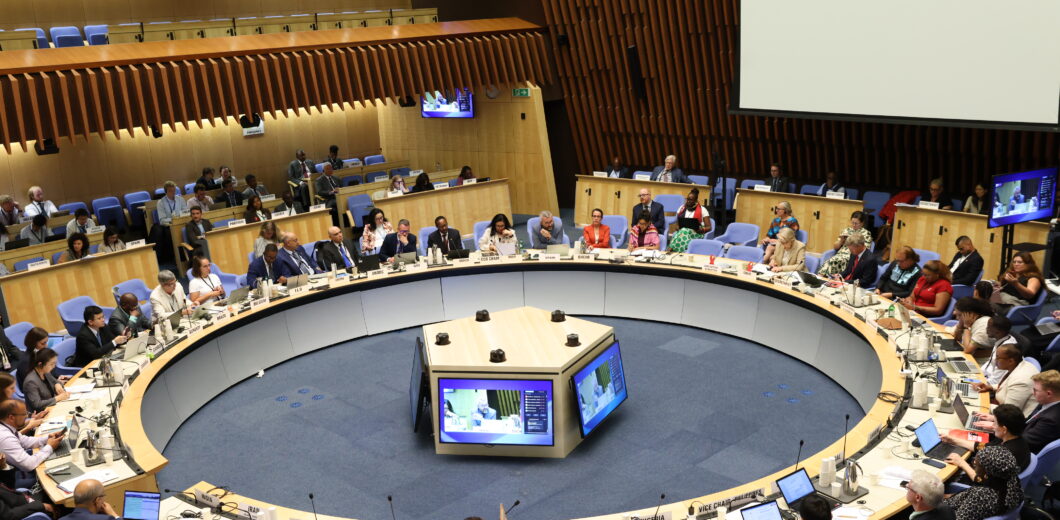 The 58th PCB meeting at the WHO Executive Boardroom